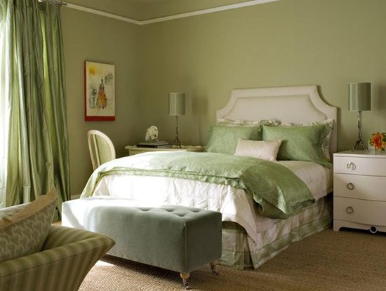 Coddington Design Green And White Bedroom