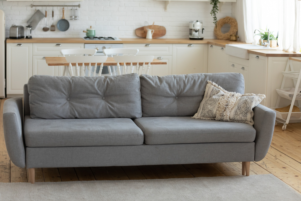 Wood Motives Gray Sofa