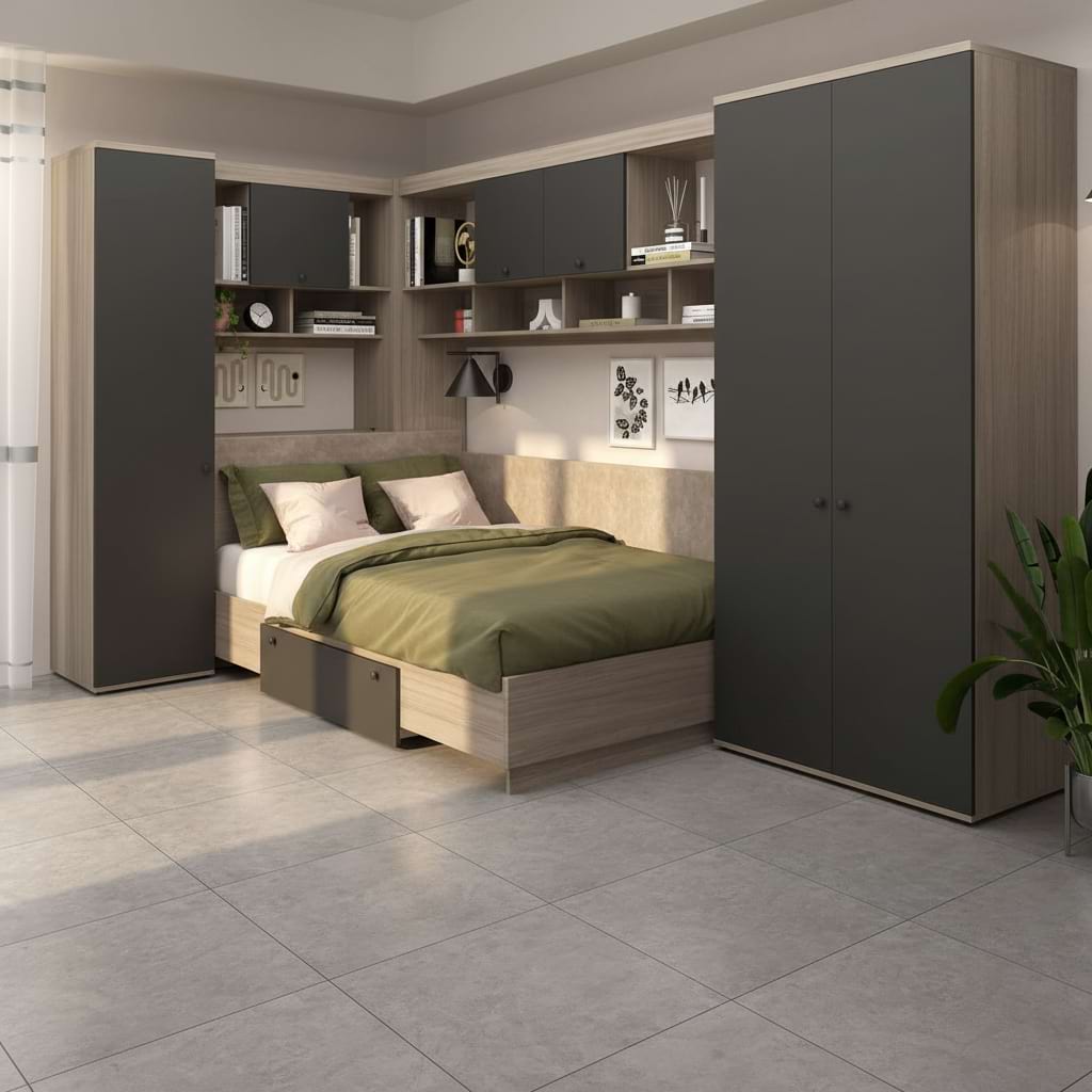 Dormitor colt AMBRO 10, Oak, Antracit