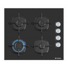 Plita gaz Pyramis 5335S Black Glass de la Tamos