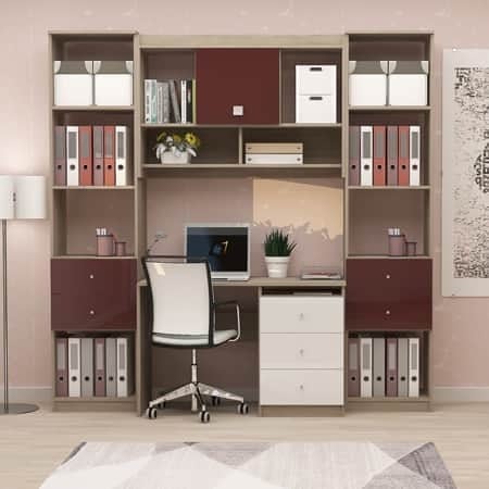 Ansambluri birou modulare cu spații de depozitare Tamos