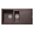 Chiuveta Granit Alazia 1 1/2B 1D 100x50 Chocolate de la Tamos