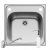 Set 3IN 1 Chiuveta Inox INSET 1B SM + Baterie + Dozator detergent de la Tamos