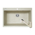Set chiuveta soft compozit Pyramis Square 76x50 DUROTHEK + Baterie Fido de la Tamos