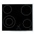 Plita electrica Pyramis 58HL 533, 4 zone de gatit, touch control, timer, rama inox, sticla neagra de la Tamos