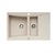 Chiuveta Pyragranite SOFTLINE 1 1/2B1D 79x51 Beige de la Tamos