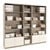 Dressing LINEA 5U-4S, polite, Oak, Vizon, compartimentare