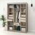Dulap haine usi culisante PRIMAVERA 155, H225, Oak, Antracit - 2