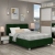 Dormitor ARISA 1, Oak, Alb, Catifea Verde