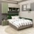 Dormitor colt RIALTO 4, Oak, Pesto, Catifea Verde