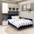 Dormitor RIALTO 4, Oak, Alb, Catifea Albastru - 2