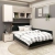Dormitor colt RIALTO 4, Oak, Vizon, Catifea Neagra - 2