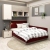 Dormitor colt RIALTO 4, Oak, Vizon, Catifea Rosu Grena - 2