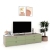 Comoda TV living CUBO 180, 4 sertare, Clasic, Oak, Pesto