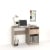 Birou MODUS 1 sertar, Oak, Cappuccino Gloss
