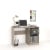 Birou MODUS 1 sertar, Oak, Negru Gloss