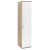 Dulap haine PRIMAVERA 45, H200, 1U, polite, Stejar, Alb Gloss