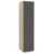 Dulap haine PRIMAVERA 45, H200, 1U, polite, Stejar, Antracit