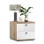 Noptiera PRIMAVERA 2 sertare, Stejar, Alb Gloss