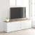 Comoda TV PRIMAVERA, 180x42, H58, 2U3S, Alb, Stejar