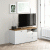 Comoda TV PRIMAVERA, 120x42, H58, 1U2S, Alb, Stejar