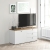 Comoda TV PRIMAVERA, 120x42, H58, 1U3S, Alb, Stejar