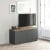 Comoda TV PRIMAVERA, 120x42, H58, 1U3S, Antracit, Stejar