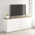 Comoda TV PRIMAVERA, 180x42, H76, 2U4S, Alb, Stejar