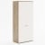 Dulap haine PRIMAVERA 90, H200, 2U, polite, Stejar, Alb