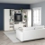 Biblioteca Living ARONA A 270, A50, H195, 4U, Alb Portelan