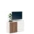 Comoda ARONA 120, A42, H74, 1U4S, Alb Portelan, Nuc Warmia