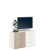 Comoda ARONA 120, A42, H74, 1U4S, Alb Portelan, Oak