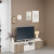 Comoda ARONA 150, A42, H39, 2U1S, Alb Portelan, Stejar