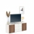 Comoda ARONA 150, A42, H57, 2U3S, Alb Portelan, Nuc Warmia