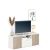 Comoda ARONA 150, A42, H57, 3U, Alb Portelan, Oak