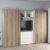Dressing dormitor ARONA A 270, A50, H195, 4U4S, Alb Portelan, Stejar