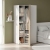 Dulap depozitare colt ARONA 84, A50, H195, 1U, Alb Portelan, Oak