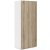 Dulap haine ARONA 90, A50, H210, 2U, polite, Alb Portelan, Stejar