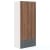 Dulap haine ARONA 90, A50, H210, 2U2S AN, Alb Portelan, Nuc Warmia