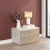 Noptiera ARONA 60, 2 sertare, Alb Portelan, Oak