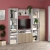 Biblioteca Living ARONA A 225, A42, H195, 3U, Alb Portelan, Oak