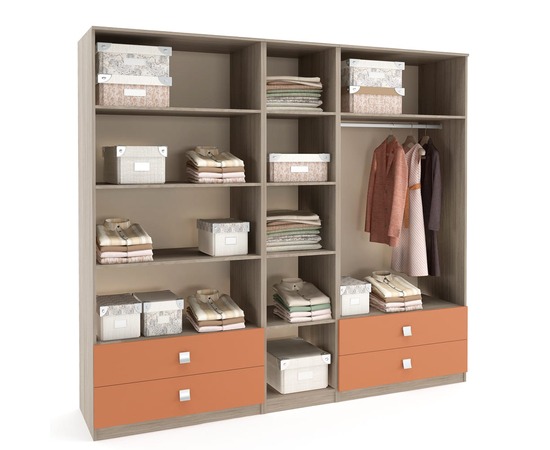 Dressing LINEA 5U-4S, mixt, bara umerase, polite, Oak, Ginger, compartimntare
