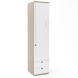 Dulap haine PRIMAVERA 45, H200, 1U2S, bara umerase, Oak, Alb Gloss