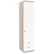 Dulap haine PRIMAVERA 45, H200, 1U2S, polite, Oak, Alb