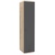 Dulap haine PRIMAVERA 45, H200, 1U2S, bara umerase, Stejar, Antracit