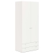 Dulap haine ARONA 90, A50, H210, 2U2S, Alb Portelan