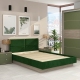 Dormitor Primavera 1, Oak, Pesto, Catifea Verde - 3
