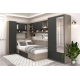 Dormitor colt AMBRO 10, Oak, Antracit-mare
