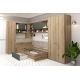 Dormitor colt AMBRO 10, Stejar, Antracit - 3