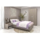 Dormitor complet cu saltea LINEA 1, 140x200, Oak